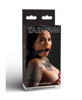 Open Ring Gag Black