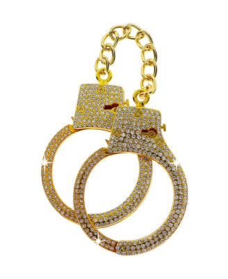 Diamond Wrist Cuffs Gold Gold