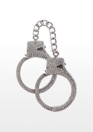 Diamond Wrist Cuffs Silver Silver