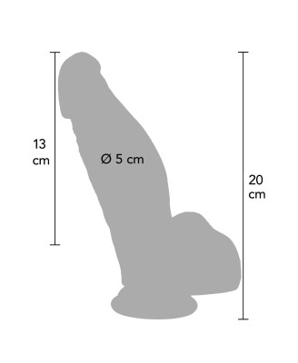 Ultra Realistic Dildo Silicone 18 cm