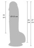 Realistic Dildo PVC 25 cm
