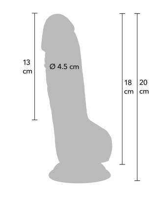 Realistic Dildo PVC 18 cm