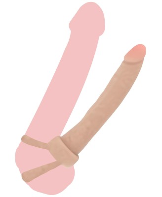 Dong Double Trouble Silicone