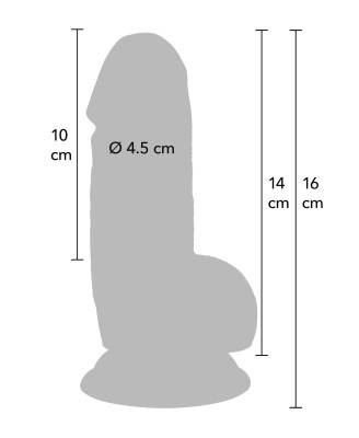 Realistic Dildo PVC 14 cm