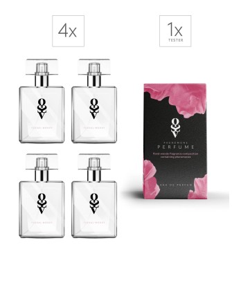 Zestaw Tester + 4 Perfumy Floral-woody 30 ml