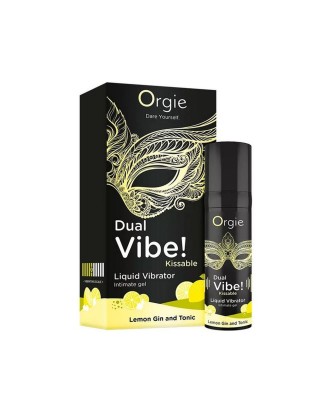Dual Vibe! Kissable Liquid Vibrating Lemon Gin And Tonic