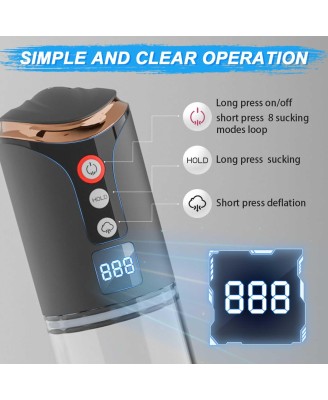 Automatic Pump - 8 sucking modes,
counting mode