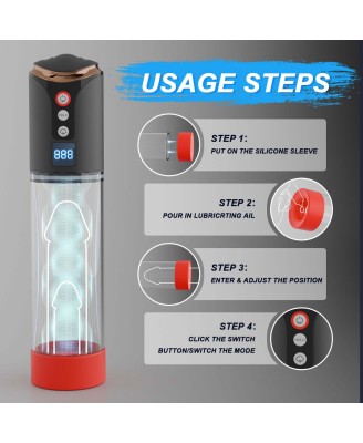 Automatic Pump - 8 sucking modes,
counting mode
