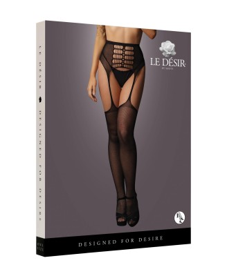 Le Désir Pończochy z pasem do pończoch w stylu high-waist - One Size