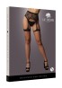 Striped, Fishnet Garterbelt - One Size