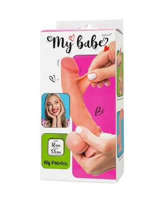 Dildo My Babe My Priceless Realistic Dildo, TPE, Nude, 18 cm