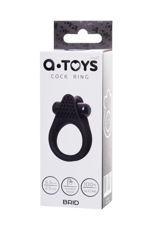 A-Toys BRID cock ring, black