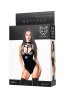 Glossy Jodi - Czarne Fetyszowe Body Wetlook - S