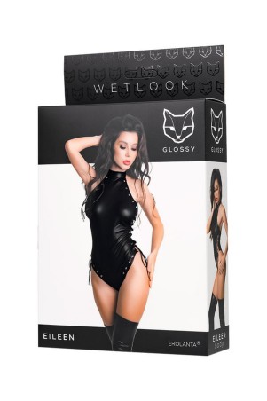 Glossy Eileen bodysuit in Wetlook, XL