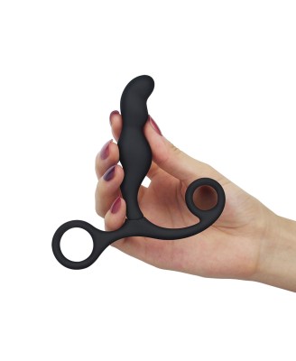 Ultimate Silicone P spot Teaser - Czarny Masażer Prostaty