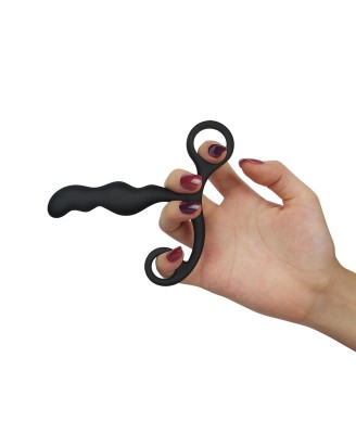 Ultimate Silicone P spot Teaser - Czarny Masażer Prostaty