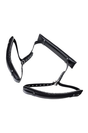 Anonymo fixing sling, PU leather, black, 145 cm