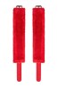 Anonymo handcuffs, PU leather, red, 27 cm