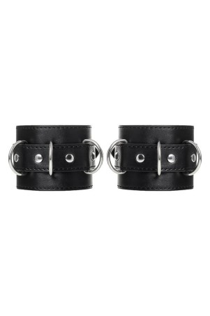Anonymo handcuffs, PU leather, black