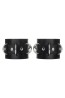 Anonymo handcuffs, PU leather, black