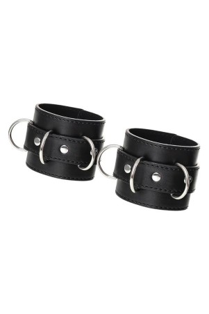 Anonymo handcuffs, PU leather, black