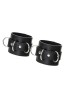 Anonymo handcuffs, PU leather, black