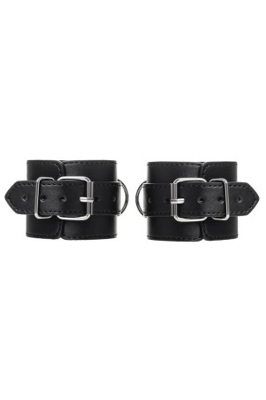 Anonymo handcuffs, PU leather, black