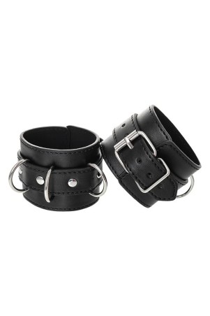 Anonymo handcuffs, PU leather, black