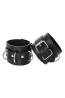 Anonymo handcuffs, PU leather, black