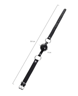 Anonymo gag, TPR, black, 64 cm