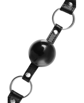 Anonymo gag, TPR, black, 64 cm