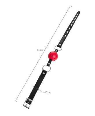 Anonymo gag, ABS plastic, red, 64 cm