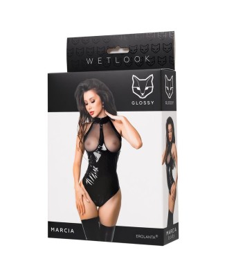 Wetlook body Marcia - black S