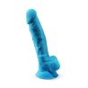 Model 1 7""  - Niebieskie Dildo - 17,75 cm