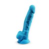 Model 1 7""  - Niebieskie Dildo - 17,75 cm