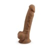 Dildo- Model 1 (7'') Caramel BOX - Realistyczne Brązowe Dildo - 17,7 cm