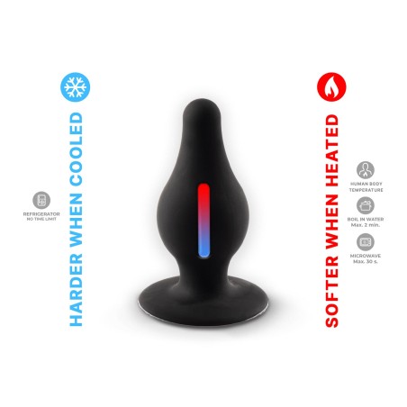 SD. Plug Model 2 L black box - Czarny Korek Analny