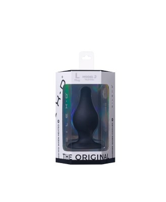 SD. Plug Model 2 L black box - Czarny Korek Analny