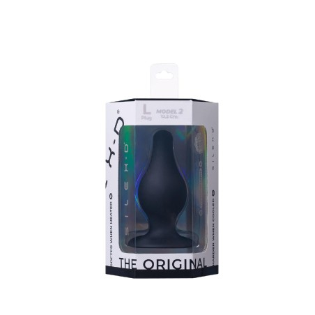 SD. Plug Model 2 L black box - Czarny Korek Analny