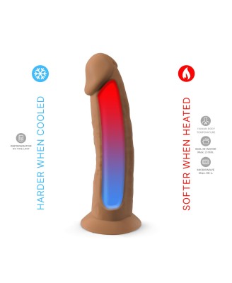 SD. Model 2 (7'5'') ZM01 Caramel BOX - Realistyczne Dildo - 19 cm