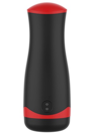 Masturbator Vibrating&Squeeze Black