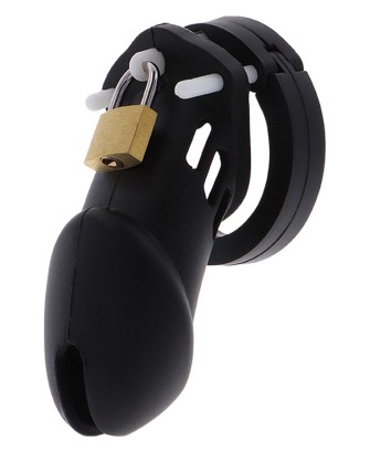 Chastity Cock Cage Slicone L Black