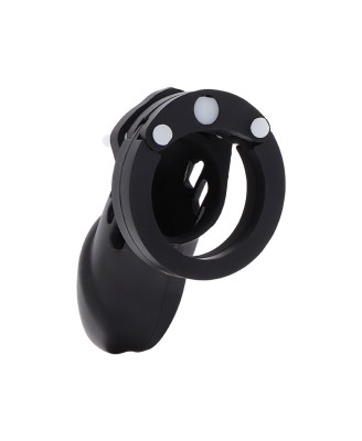 Chastity Cock Cage Slicone L Black