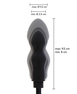 Inflatable Bulb Plug Starter Black