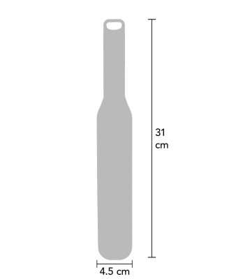 Spiked Paddle Large Black