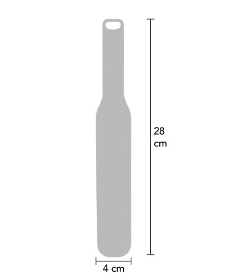 Spiked Paddle Medium Black