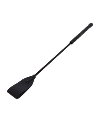 Crop Flapper Whip Black
