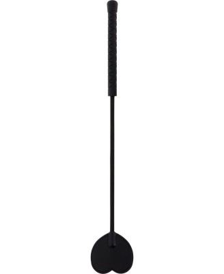 Crop Whip Heart Black