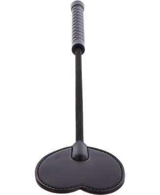 Crop Whip Heart Black