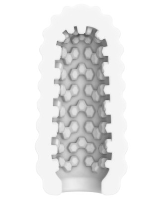 Medium Masturbator Ribs White